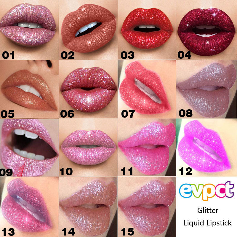 evpct diamond illusion shiny matt lip gloss lipstick new explosion models_cmaadu