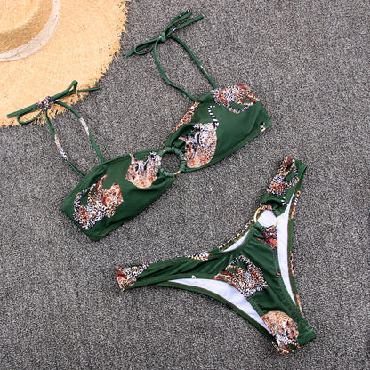 Bikini cross-border  wish hot style European and American foreign trade swimwear sexy split swimsuit and hot/sex bikini