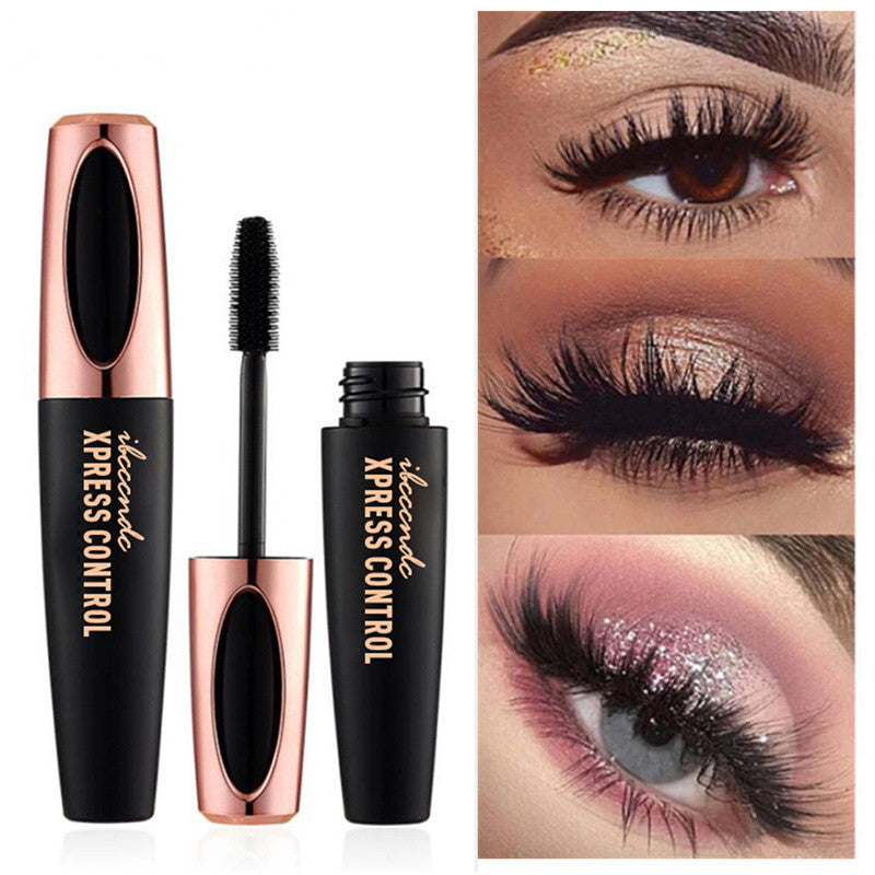 New 4D Silk Fiber Lash Mascara Waterproof Rimel 3d Mascara For Eyelash Extension Black Thick Lengthening Eye Lashes