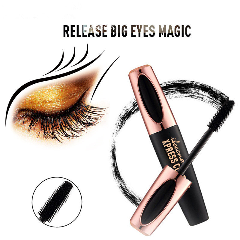 New 4D Silk Fiber Lash Mascara Waterproof Rimel 3d Mascara For Eyelash Extension Black Thick Lengthening Eye Lashes