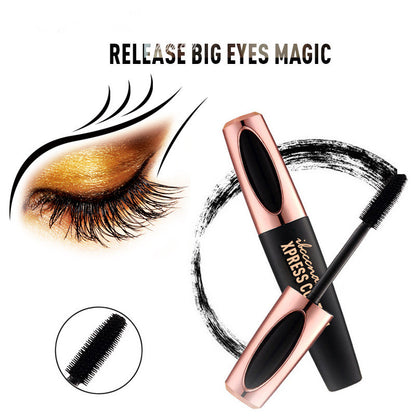 New 4D Silk Fiber Lash Mascara Waterproof Rimel 3d Mascara For Eyelash Extension Black Thick Lengthening Eye Lashes