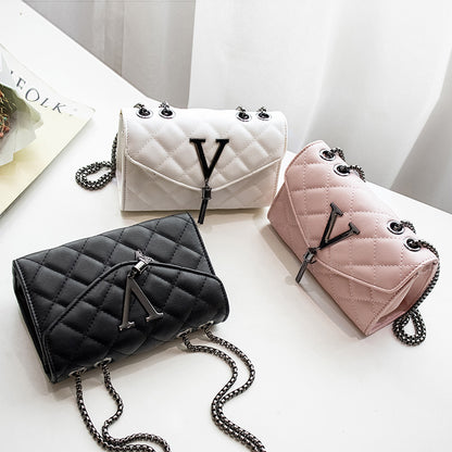 Bags for women elegant rhombus small square bags 2024 new fashion tassel decorative chain shoulder crossbody bag trendy